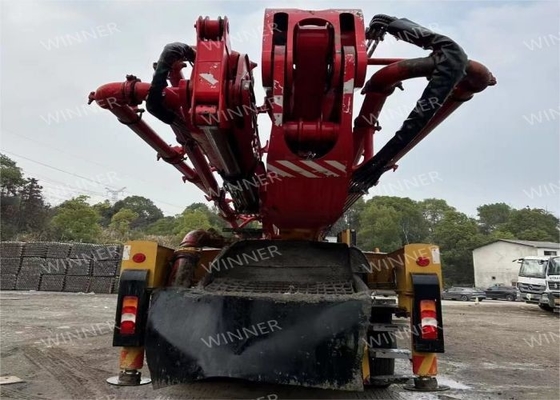 2019 ব্যবহৃত কংক্রিট পাম্প ট্রাক 49M সেকেন্ড হ্যান্ড কংক্রিট পাম্প 3 এক্সেল